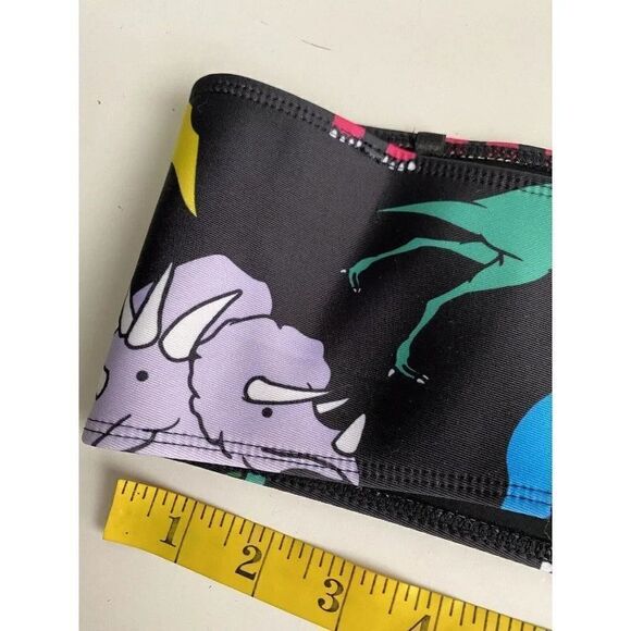 Hoaka X Pony Dinosaur Bikini Top Neoprene Swimsuit Strapless Bandeau Women’s S+ - Picture 6 of 7